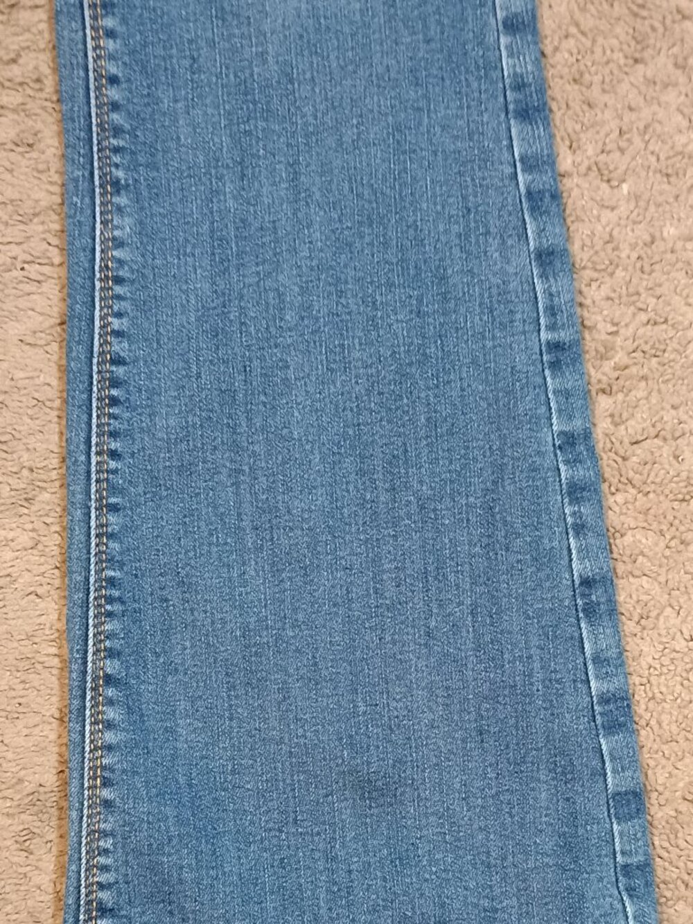 American Eagle/Artist Jeans/Womens 8 Long Blue Low Rise Flare Bootcut Y2K Festiv - Picture 10 of 11